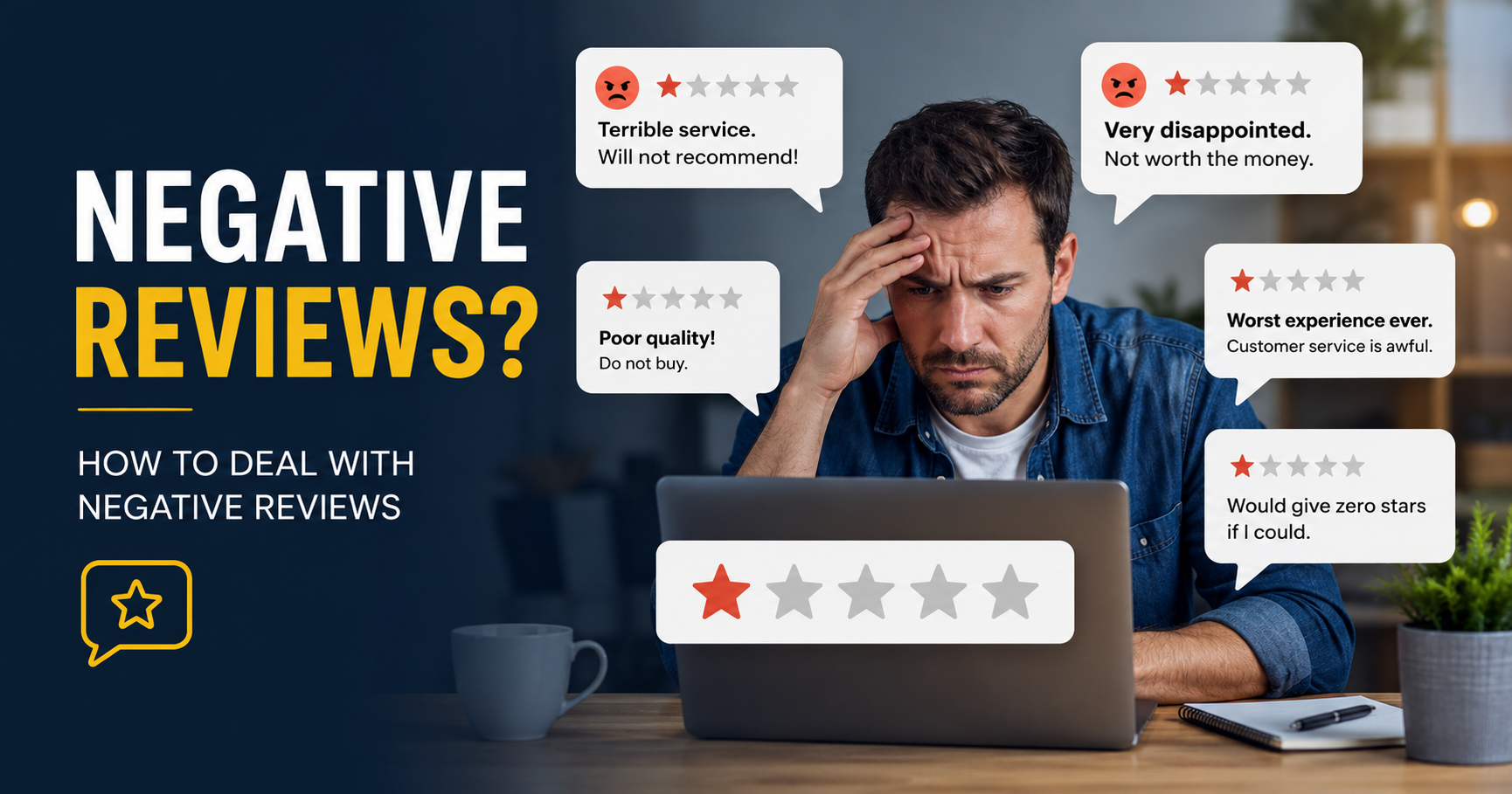 How to handle negative reviews online